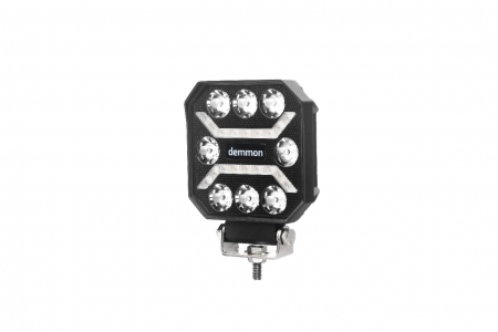 Led lampa cu halogen pentru camioane tractor, roll bar, ATV, jeep, utilaje agricole etc. alb si galben portocaliu, 10 x 110 x 37 mm E-mark E9, 27W 12-24V [3]