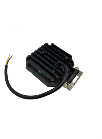 Led lampa cu halogen pentru camioane tractor, roll bar, ATV, jeep, utilaje agricole etc. alb si galben portocaliu, 10 x 110 x 37 mm E-mark E9, 27W 12-24V [13]