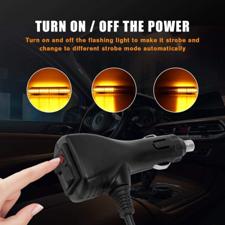 Rampa girofar Led  de avertizare de urgenta 55cm [6]