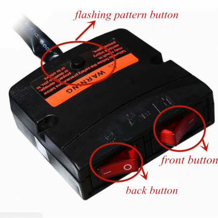 Rampa girofar cu Led  semnalizare de urgenta 12-24V, 98cm [4]