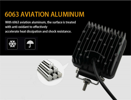 Proiector LED Lumina Ceata Iluminat Alb / Galben 126W 12V / 24V Flood Beam Exterior Jeep Cabina [14]