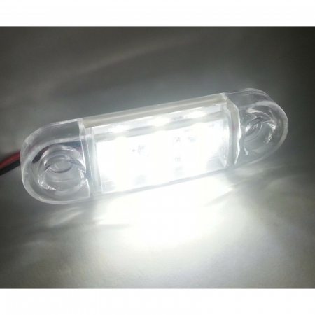 LED Lampa Laterala Alba Gabarit 12V 9 SMD Resistenta La Apa [2]