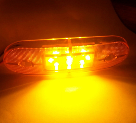 Led marker gabarit pentru camioane autobuz furgoneta remorca rulota 12V galben [3]