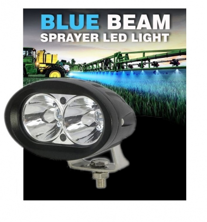 Proiectoare, lampi si leduri - Led Proiector Far de lucru 10W 750 LM, 12-24V, albastru