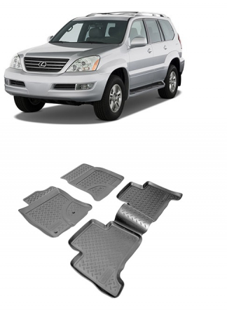 Dacia - Set covorase auto cauciuc  dedicate LEXUS GX 470 (J12) (2002-2009)
