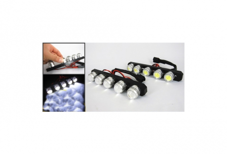 Lumini de zi DRL - Lumini de zi LED DRL COB 12V lumina alba