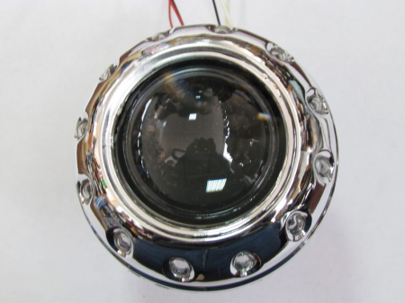 Lupe Bi-xenon Devil Eyes RED 2.5 inch 001R [5]