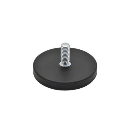 Electronice si electrice auto - Magnet M6 cu tija si filet exterior Ø 66mm