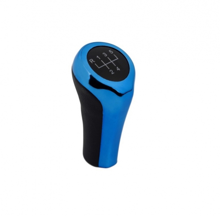 Maner schimbator 5 viteze compatibil BMW X1 X3 X5 E53 E83 E60 E81, E82, E87, E90, E91, E92, Albastru [1]