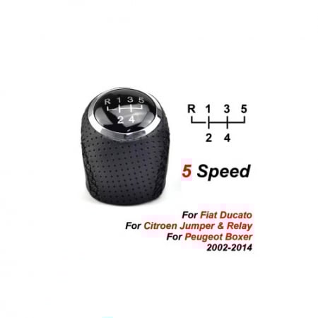 Maner schimbator compatibil Fiat Ducato, Peugeot Boxer, Citroen Jumper cu 2 adaptoare pentru 5 si 6 viteze [2]