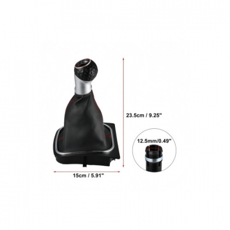 Manson schimbator si maner compatibil Volkswagen Golf VI MK5/ MK6 2005-2014 cu 2 adaptoare pentru 5 si 6 viteze [4]