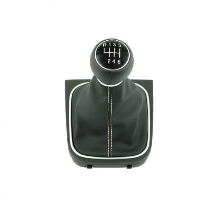 Import - Manson schimbator si maner compatibil Volkswagen Golf VI MK5/MK6 cu 2 adaptoare pentru 5 si 6 viteze