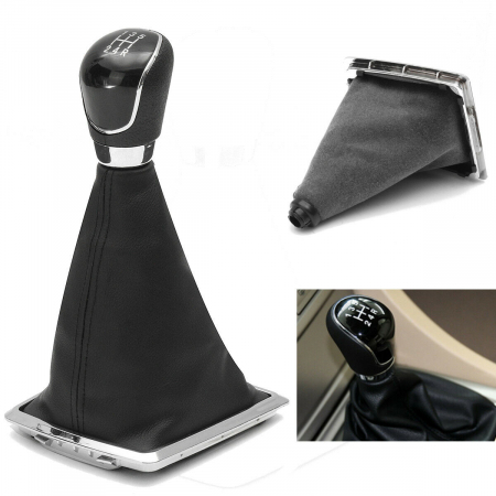Mansoane schimbator - Manson schimbator si nuca compatibil Ford Focus MK2 2005-2008, 2010-2012, 5 viteze Negru