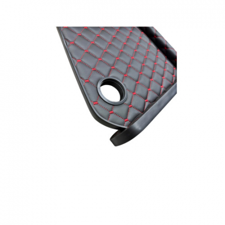 Masa de bord piele ecologica culoare Negru cusatura Rosie compatibila Iveco 2001-2006 [1]