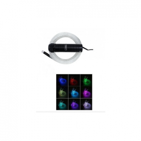 Kit fibra optica - Modul fibra optica plafon instelat LED RGB 500 fire 12V