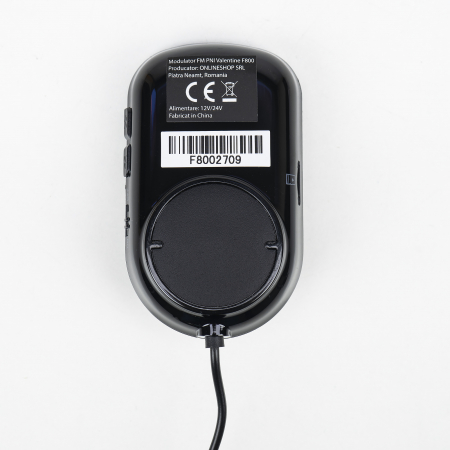 Modulator FM PNI Valentine F800 Bluetooth, MP3 player, transmitator FM, slot micro SD, dual USB, QC3.0 [8]