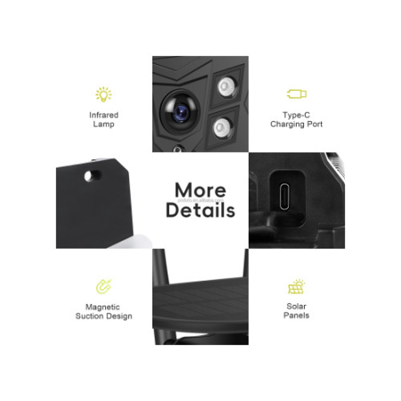 Monitor auto digital wireless 7 inch cu camera marsarier solara BSD ecran tactil camera magnetica DC12V-36V [6]