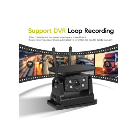 Monitor auto digital wireless 7 inch cu camera marsarier solara BSD ecran tactil camera magnetica DC12V-36V [5]