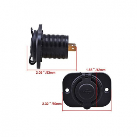 Mufa bord USB 12-24V [2]