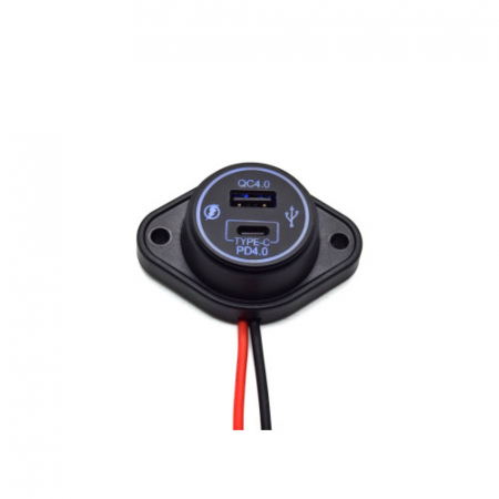 Panou intrerupatore Priza - Mufa panou USB QC4.0 + PD QC4.0
