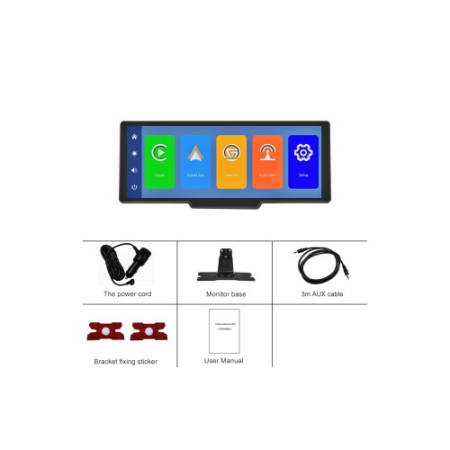 Navigatie auto portabila 10.26 inch HD Wireless Carplay Android Auto Bluetooth [5]