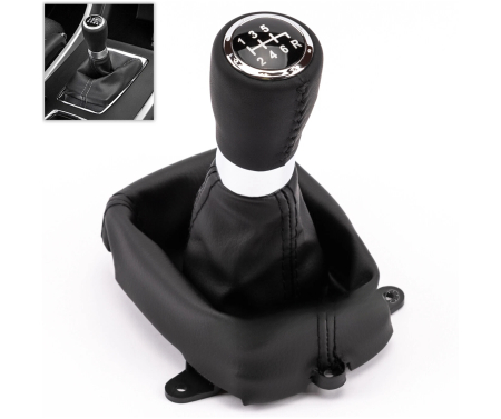 Mansoane schimbator - Nuca Schimbator Viteze cu Burduf din Eco Piele pentru Honda Accord VIII 2008-2014 6 Viteze OEM 54102-T2A-L01ZB