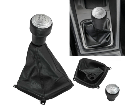 Nuca Schimbator Viteze din Eco Piele pentru Hyundai Getz / Tucson / ix35 / Kia Sportage III - 5 Viteze ОЕМ 43711-2C100 [1]