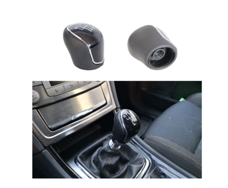 Ford - Nuca Schimbator Viteze, Piele Ecologica, Compatibil Ford Focus Fiesta Mondeo C-max C Max Kuga Kuga, 6 viteze