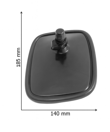 Oglinda retrovizoare exterioara universala laterala 18.5 x 14 cm pentru camion, motostivuitor, utilaje de constructii si agricole, excavatoare, rulote, microbuze si altele. [2]