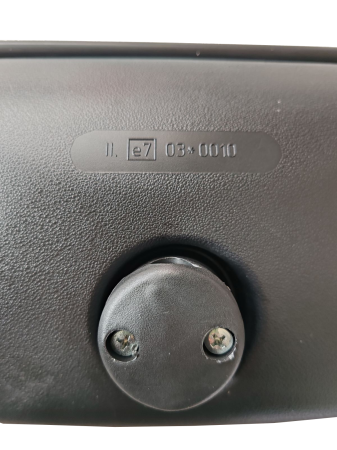 Oglinda universala exterioara laterală  384 mm x 190 mm pentru camion, autobuz, utilaje de constructii si agricole, excavatoare, rulote si altele. [2]