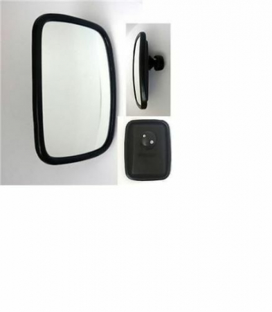 Oglinzi auto si accesorii - Oglinda laterala exterioara universala cu unghi larg 220 mm x 175 mm pentru camioane, autobuze, utilaje de constructii si agricole, excavatoare, rulote etc.