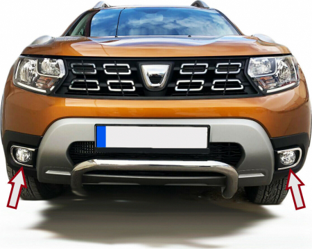 Ornament cromat pentru proiectoare DACIA Duster II 2018 - 2020 [2]