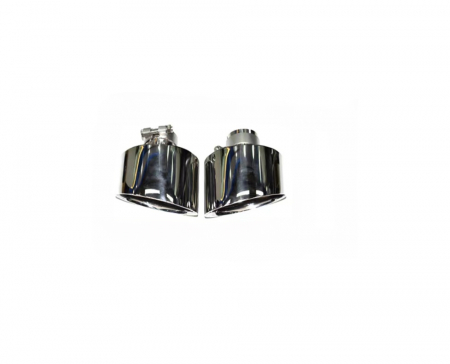 Ornament toba - Ornament de toba compatibil Audi model tip RS-Argintiu
