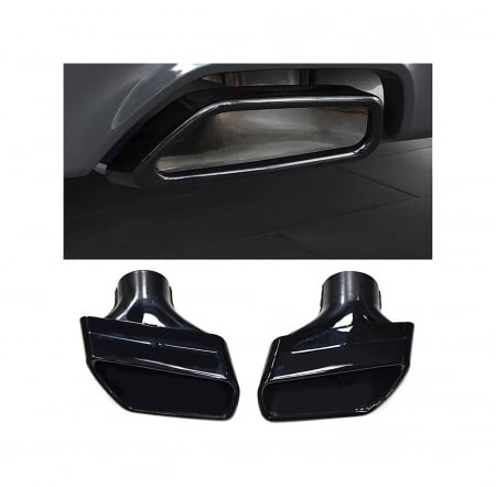 Ornament de toba compatibil BMW Seria 5 G30 Negru [2]