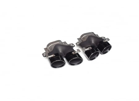 Ornament de toba compatibil Mercedes Clasa E W213 pachet AMG - Negru [1]