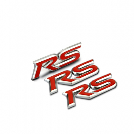 Tunning Auto - Ornament metal RS culoare- rosu