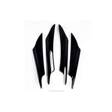 Noutati Real Auto - Ornament pentru bara aripioare culoare Negru EVO