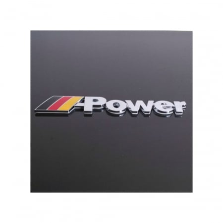 Tunning Auto - Ornament POWER metalic 14X2cm Cod: JST-07