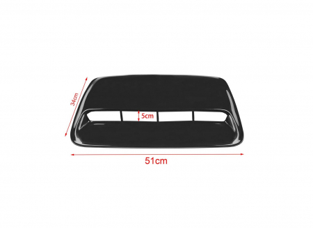 Ornament priza aer capota culoare negru lucios [3]