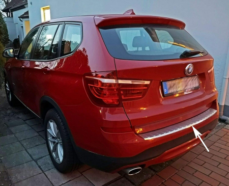 Accesorii pentru exterior - Ornament protectie portbagaj cromat compatibil BMW X3 / F25  (2012-2015)