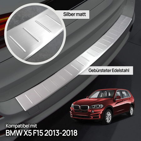 Ornament protectie portbagaj cromat INOX compatibil BMW X5/ F15 (2013-2018) [1]