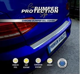 Ornamente auto - Ornament protectie portbagaj Inox compatibil Dacia LOGAN 2 SEDAN (2012-2020)