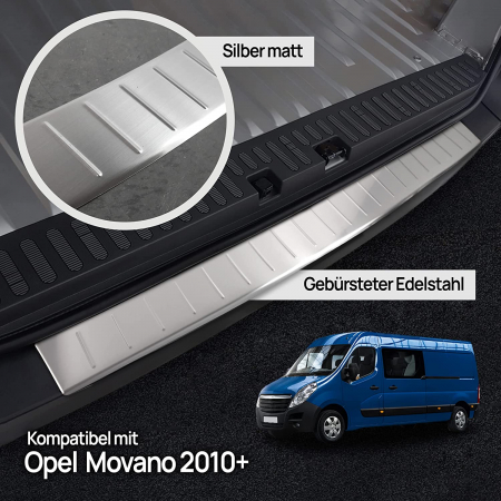 Ornament protectie portbagaj INOX compatibil OPEL MOVANO 3 /VAN (2010-2021) [1]