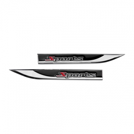 Tunning Auto - Ornament SPORTS metalic 14,6x1,8cm Cod: JST-03