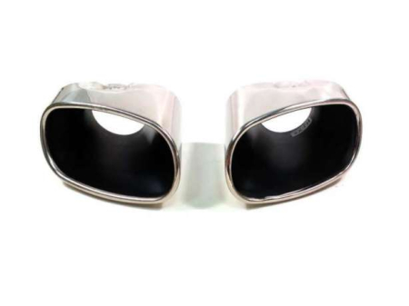Tunning Auto - Ornament toba chrome BMW X5 E70 2007-2013 - Set 2 bucăți