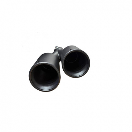 Ornament toba dubla negru mat dreapta / stanga intrare 60mm [3]