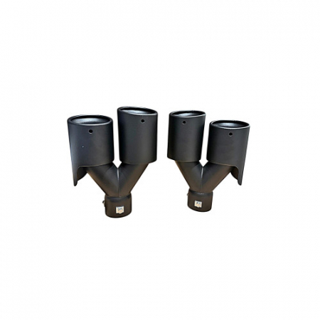Ornament toba dubla negru mat dreapta / stanga intrare 60mm [1]