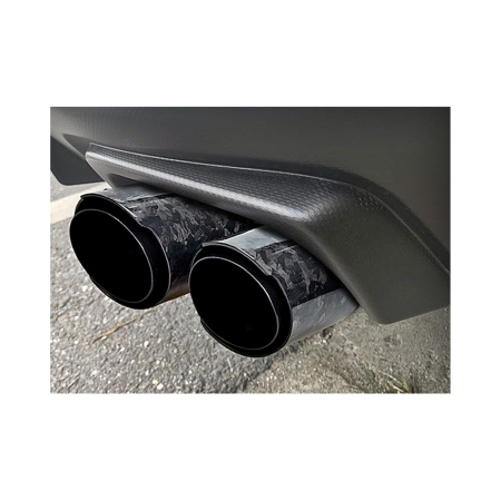 Ornament toba dublu carbon forjat intrare 63mm [1]