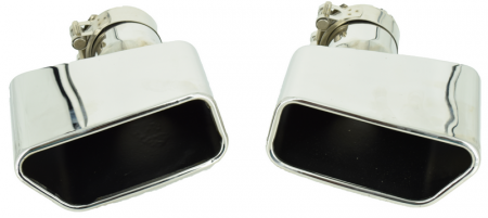 Ornament toba - Ornament toba premium CROM compatibil BMW Seria 5 F10
