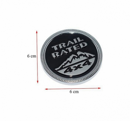 Tunning Auto - Ornament TRAIL 4X4 metalic diametru 6cm Cod: JST-06